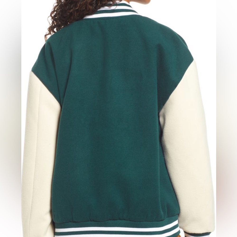 BP. Colorblock Gender Inclusive Varsity Jacket - Picture 9 of 13